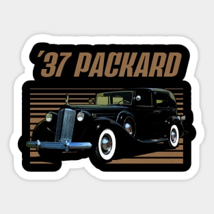 ’37 Packard Awesome Automobile Sticker